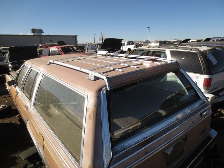 junkyard find 1985 mercury grand marquis ls colony park station wagon