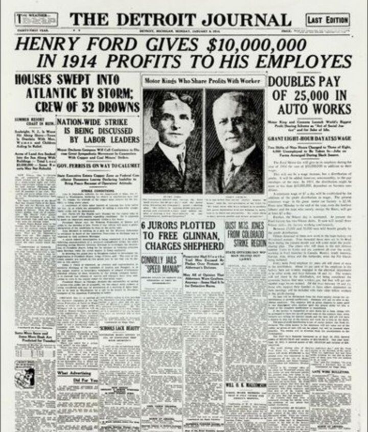 Henry Ford Paid His Workers $5 a Day So They Wouldn’t Quit, Not So