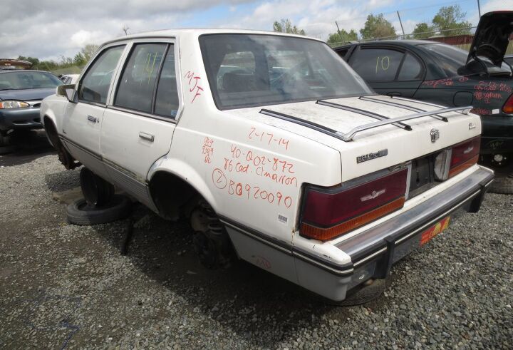 junkyard find 1986 cadillac cimarron