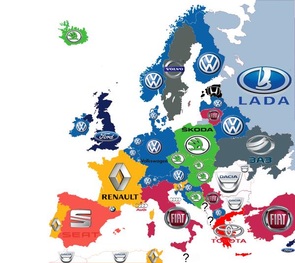 a look at europes top selling brands by country