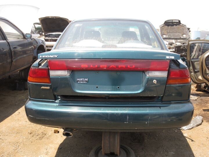 junkyard find 1997 subaru legacy awd sedan