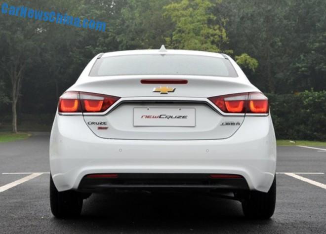 chinese market chevrolet cruze makes showroom debut