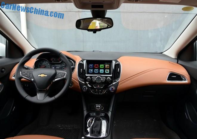 chinese market chevrolet cruze makes showroom debut