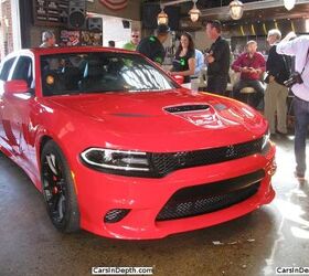 just off woodward chrysler reveals the 2015 dodge charger srt hellcat the ultimate