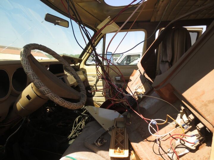 junkyard find 1979 dodge b200 landmark van conversion