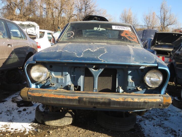 junkyard find 1974 datsun b210 hatchback