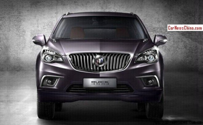 buick envision photos leaked