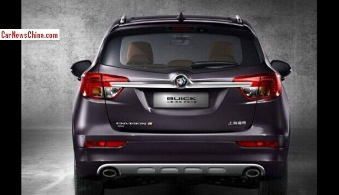 buick envision photos leaked