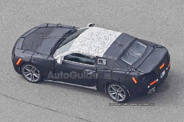2016 chevrolet camaro stars in one of the strangest spy photos of all time