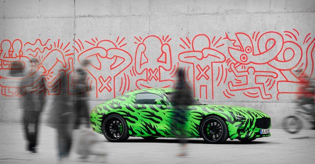 Mercedes-Benz AMG GT: Unimaginatively Named Product, Wildly Wacky Paint Scheme