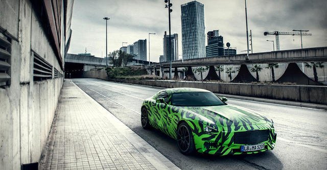 mercedes benz amg gt unimaginatively named product wildly wacky paint scheme