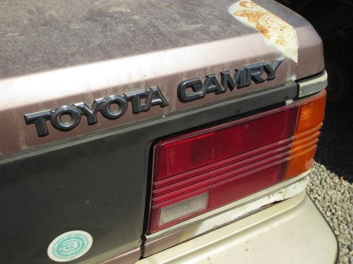 junkyard find 1984 toyota camry le liftback