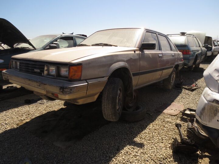 junkyard find 1984 toyota camry le liftback