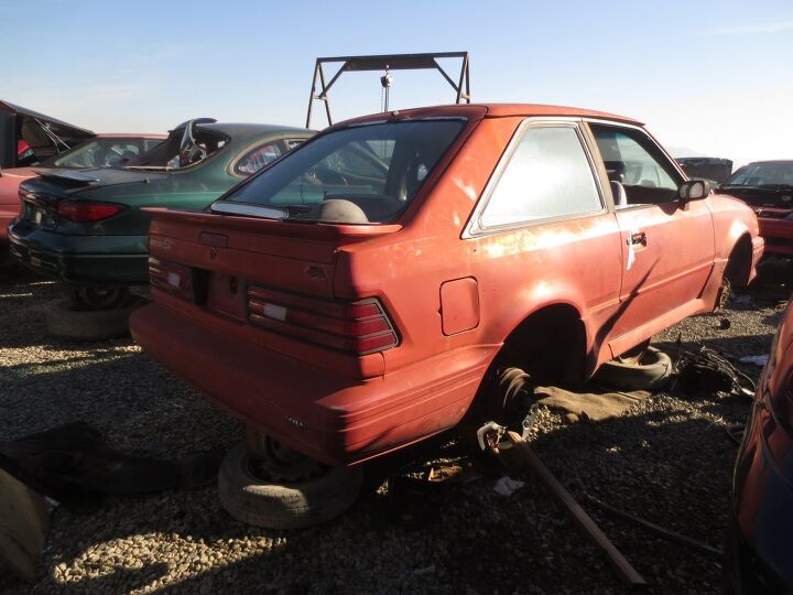 junkyard find 1988 ford escort gt