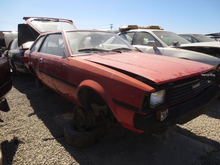 junkyard find 1982 toyota corolla liftback