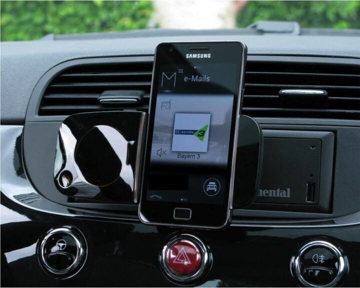 is this the future of in car infotainment continentals flexible smartphone docking
