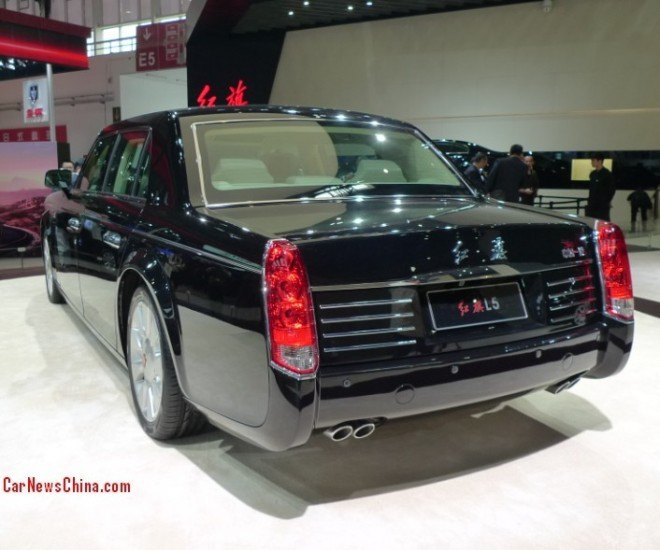 get in the back hongqi cat civilian version of red flag l5 introduced at 800k