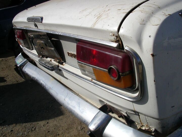 junkyard find 1966 toyota corona sedan