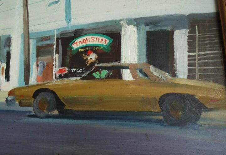 Help Me Solve a 30-Year-Old Mystery: What Car Is Depicted In This Taqueria Painting?