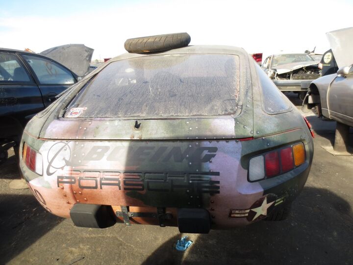 junkyard find 1985 porsche 928 weird movie car edition