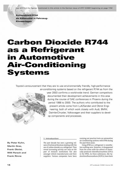 Credits For Dangerous Refrigerant Is The Latest In CAFE Loophole
