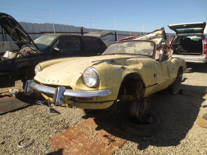 junkyard find 1965 triumph spitfire