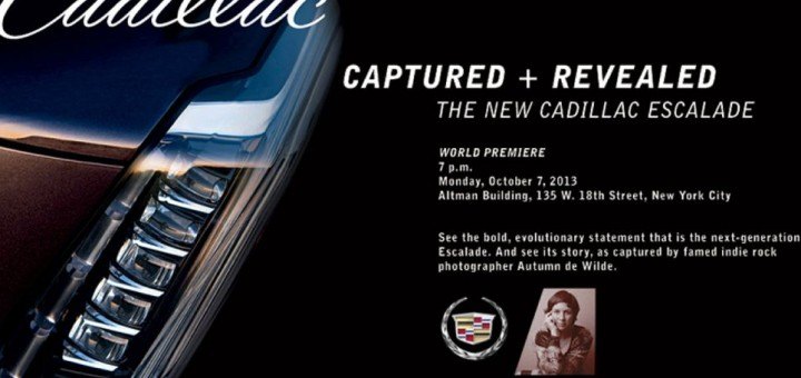 Cadillac Escalade To Debut In New York City