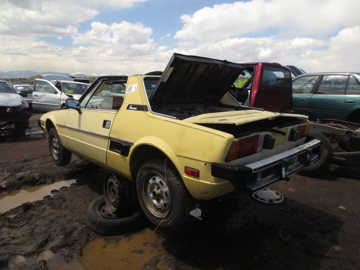 junkyard find 1978 fiat x1 9