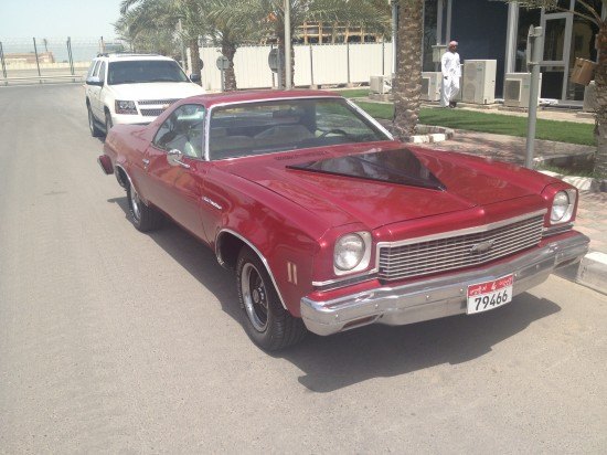 Bodacious Beaters and Roadgoing Derelicts – Abu Dhabi Edition – 1975 El Camino