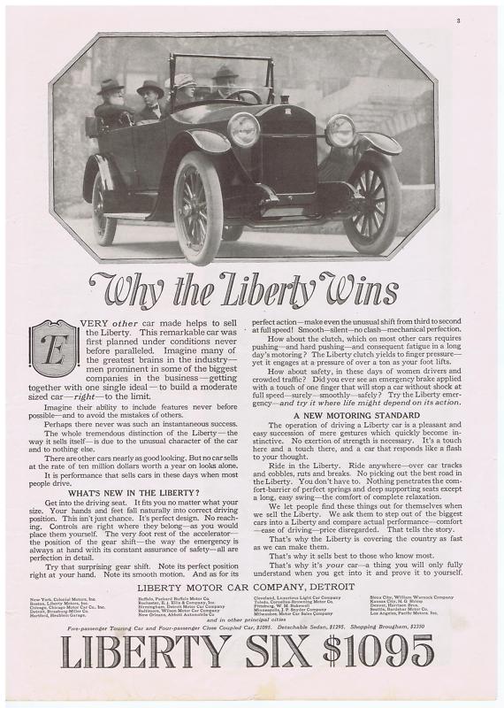 happy 4th of july with liberty and six cylinders for all percy owens liberty motor