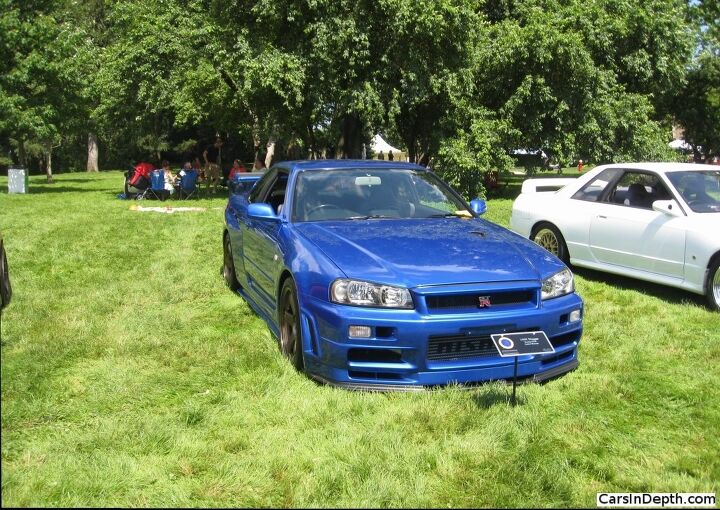 look what i found a jdm r34 nissan skyline in detroit