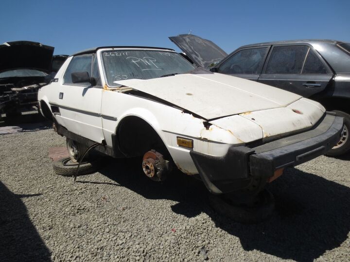 junkyard find 1986 bertone x1 9