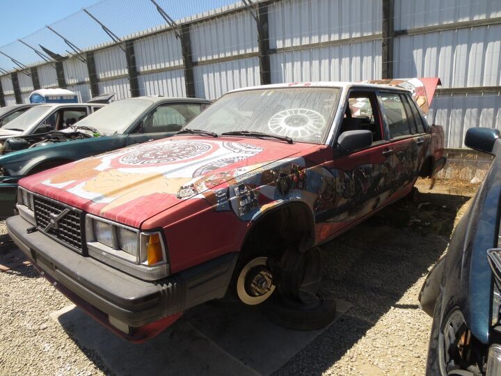 junkyard find 1987 volvo 740 turbo art car