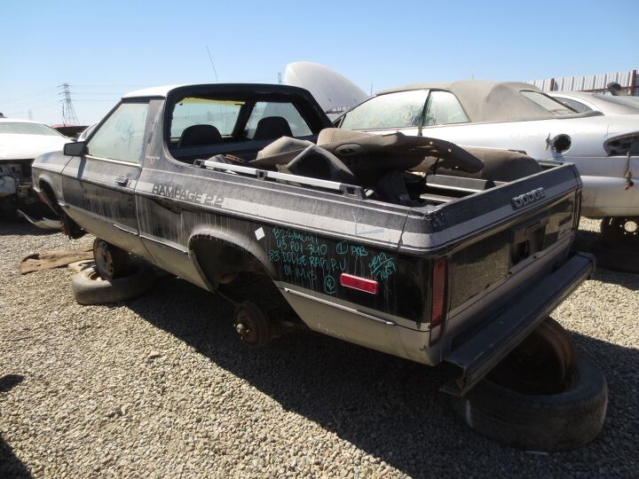 junkyard find 1983 dodge rampage prospector