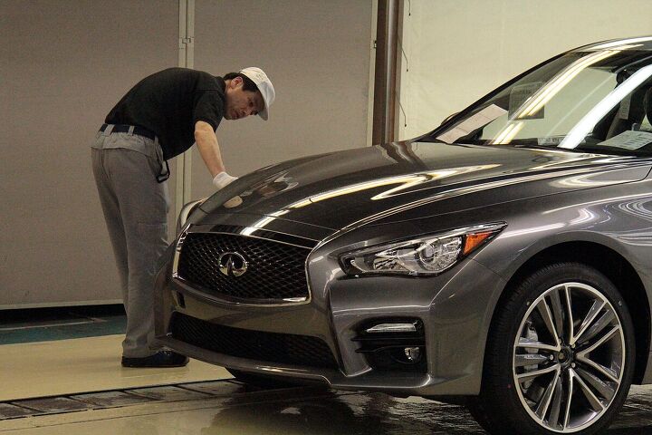 em inside the industry em with carlos ghosn at the infiniti q50 line off