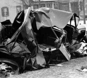 Car Wreck Humor, 1904 Style Is That My Eye On the Dashboard? No, That