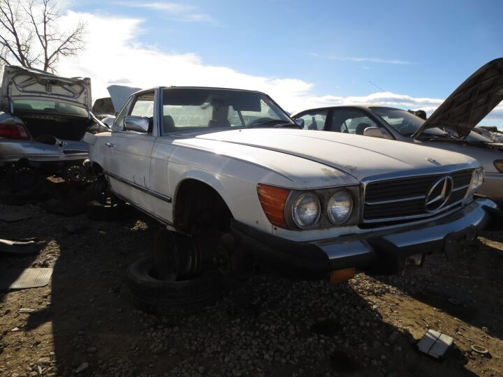 junkyard find 1980 mercedes benz 450sl