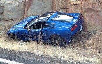 First Crashed Corvette C7 Pictures