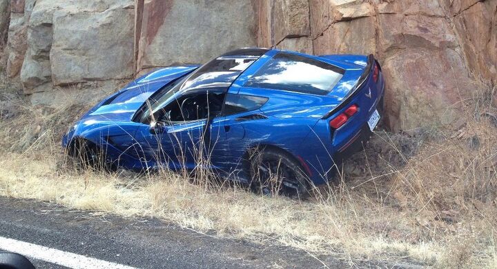 first crashed corvette c7 pictures