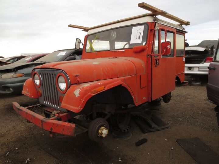 junkyard find 1968 kaiser jeep dj 5a with factory chevy power