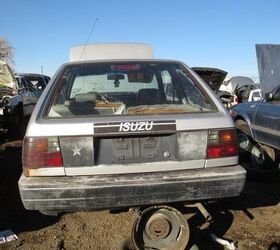 junkyard find 1986 isuzu i mark hatchback
