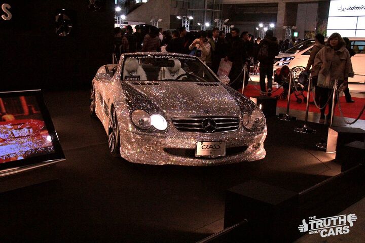 tokyo auto salon star studded mercs or would you like to swing in a car
