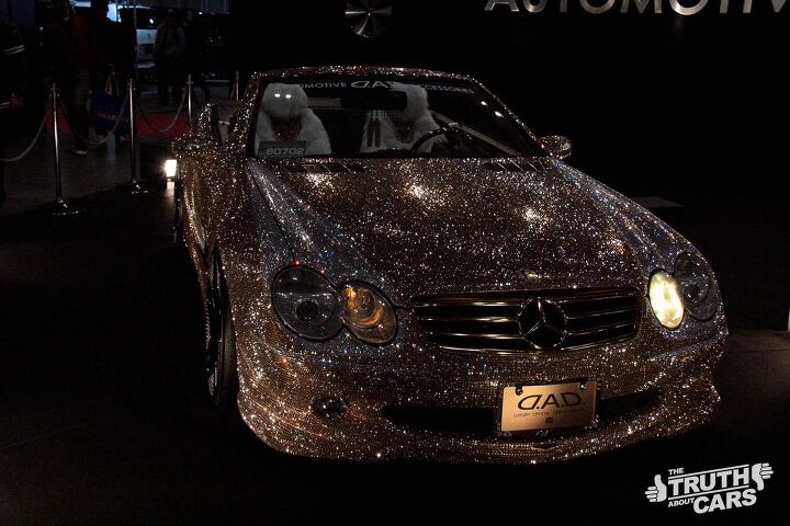 tokyo auto salon star studded mercs or would you like to swing in a car