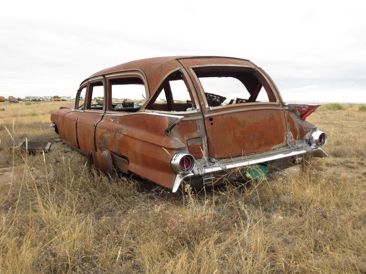 junkyard find 1961 cadillac hearse
