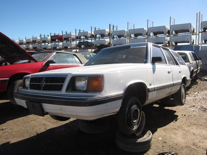 junkyard find 1988 dodge aries le station wagon