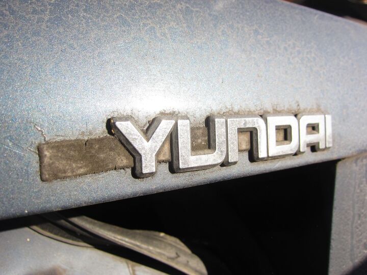 junkyard find 1988 hyundai excel