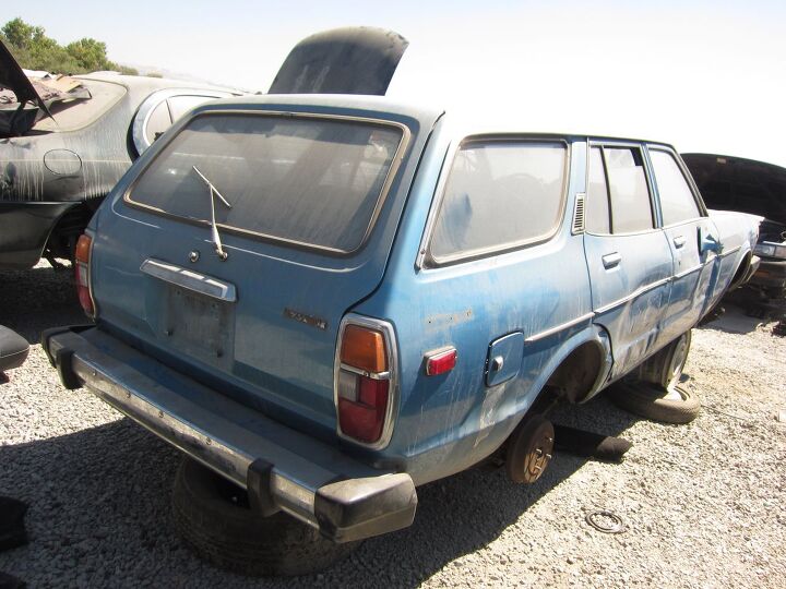 junkyard find 1978 datsun 810 wagon