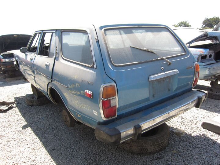 junkyard find 1978 datsun 810 wagon
