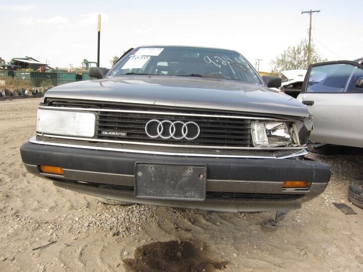 junkyard find 1989 audi 200 quattro turbo