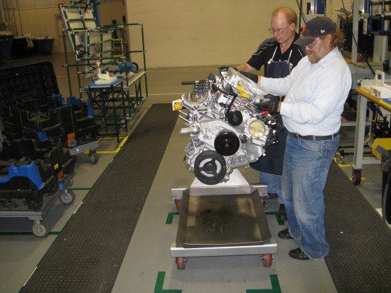behind the scenes general motors production build center building the ls9 engine